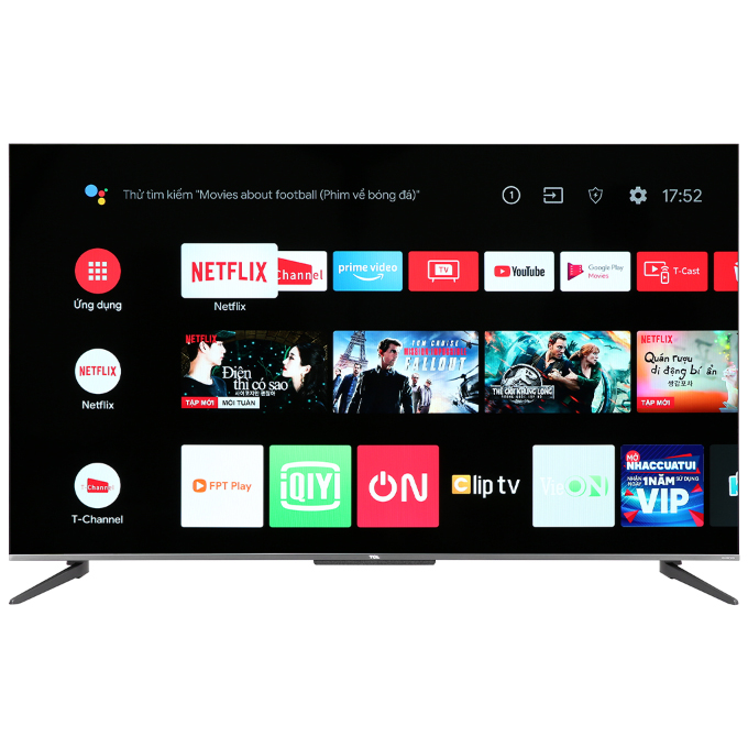 Android Tivi QLED TCL 4K 55 inch 55Q726 - Hàng chính hãng