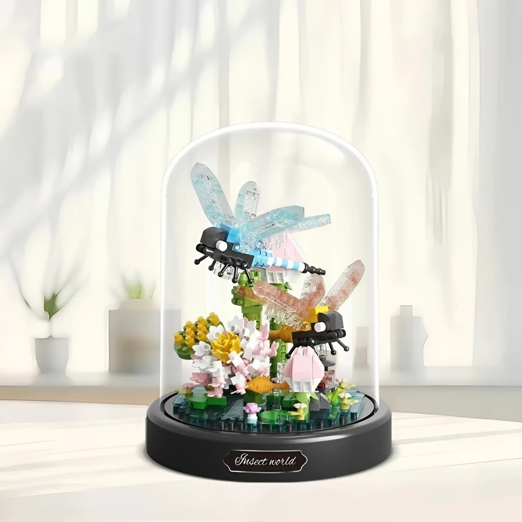 BALODY 16378 - Mô hình chuồn chuồn siêu chi tiết - Đồ chơi lắp ráp mini nghệ thuật