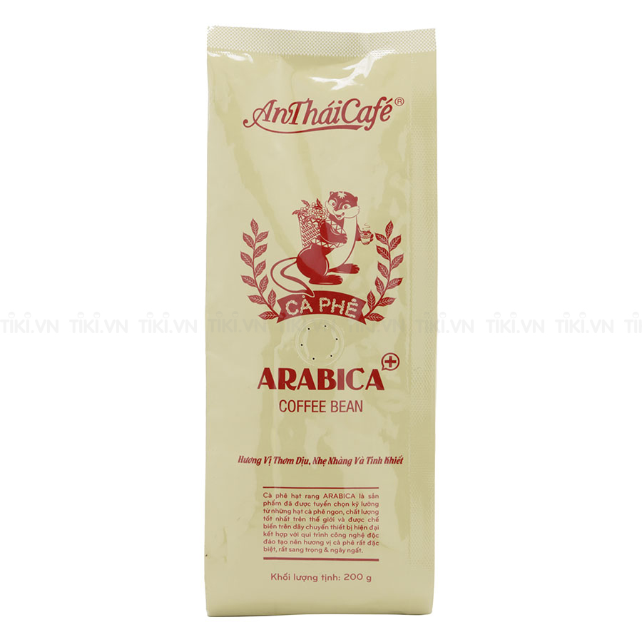 Hình ảnh Cà Phê Hạt Rang AnTháiCafé Túi Arabica - 200g