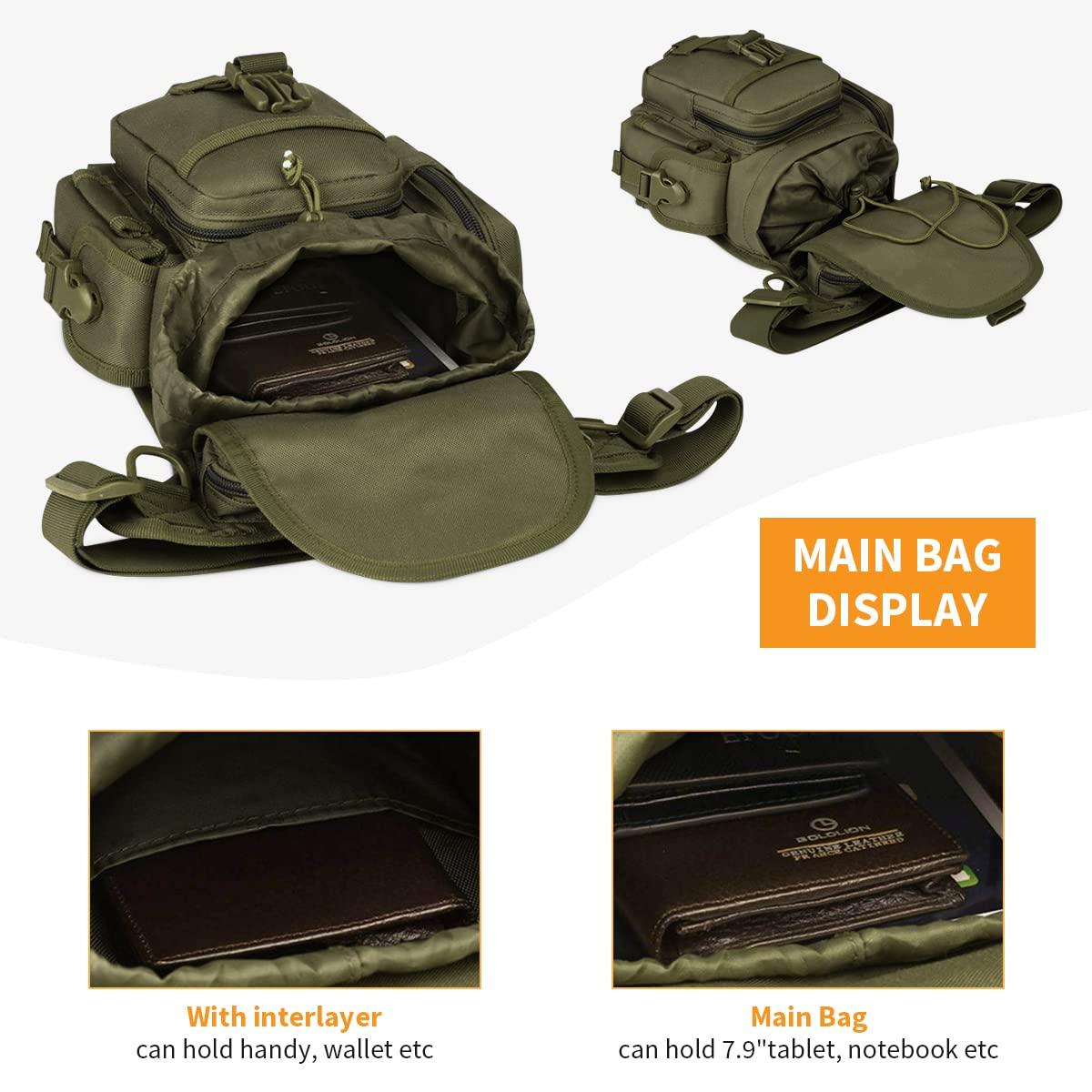 Túi chân chiến thuật túi chân túi túi hông bỏ túi thể thao túi chân túi quân đội túi chân túi chống nước túi công cụ túi công cụ cho chân đàn ông xe máy đi bộ đường dài ngoài trời