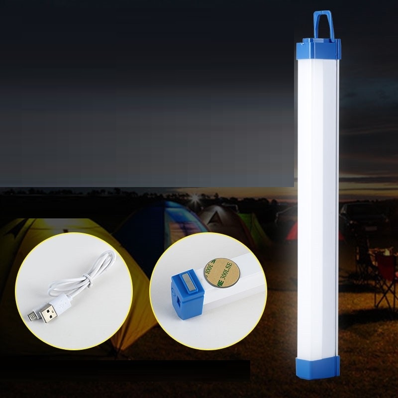 Bóng đèn LED tích điện loại siêu sáng 60W dài 50cm kèm sạc USB