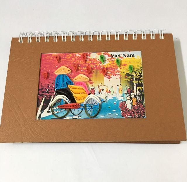 Sổ lưu niệm giấy xoắn độc đáo