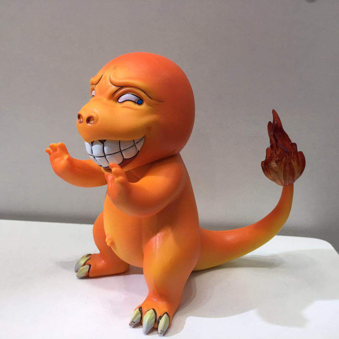 Tượng Charmander Rồng Lửa Mặt Troll