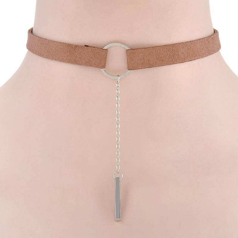 Choker Collar Chain Pendant Necklace Party Prom Fancy Elegant Decor