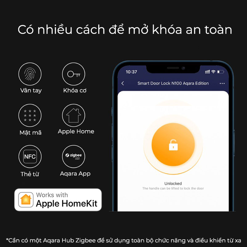 KHÓA THÔNG MINH AQARA N100 - HÀNG CHÍNH HÃNG