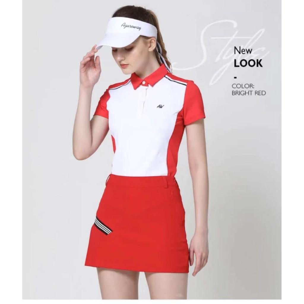 Áo golf nữ cao cấp co dãn 4 chiều
