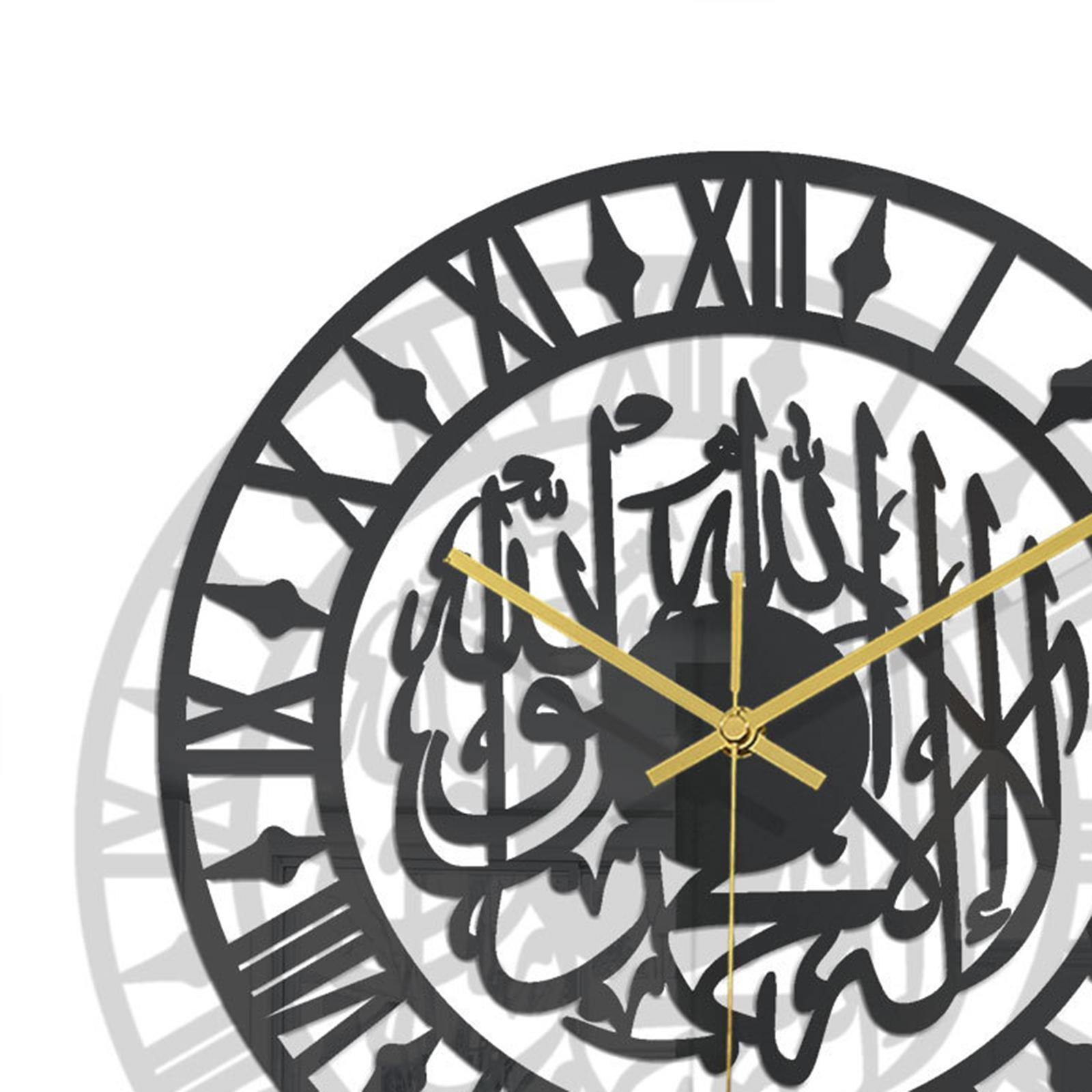 Decorative Wall Clock 12 inch Art Acrylic Silent Gift Home