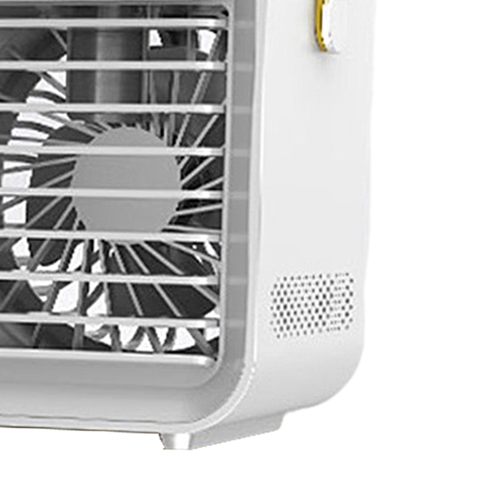 USB Air Conditioner Fan Air Cooler 3 Fan Speed Humidifier Purifier
