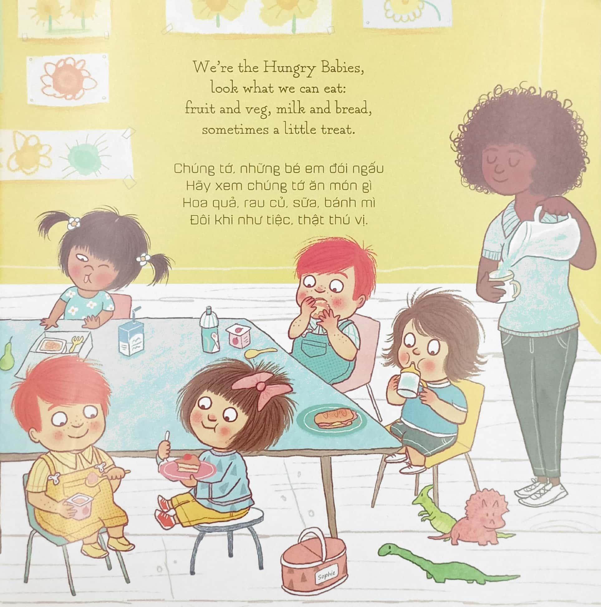 Tủ Sách Thiếu Nhi Tuổi 2+ - Hungry Babies - Những Bé Em Đói Ngấu