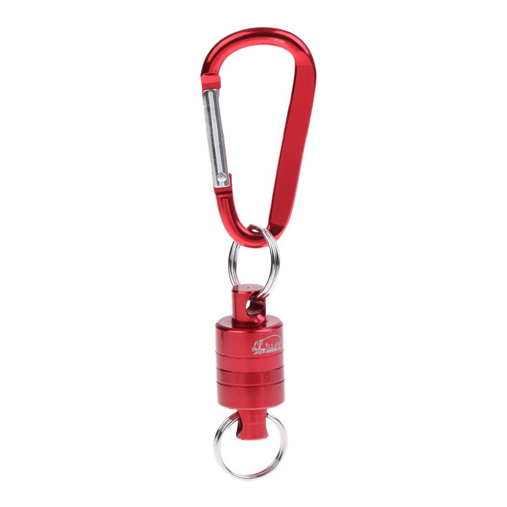 Magnetic Fly Landing Net Release Net Holder Net Fishing Net Release Gray