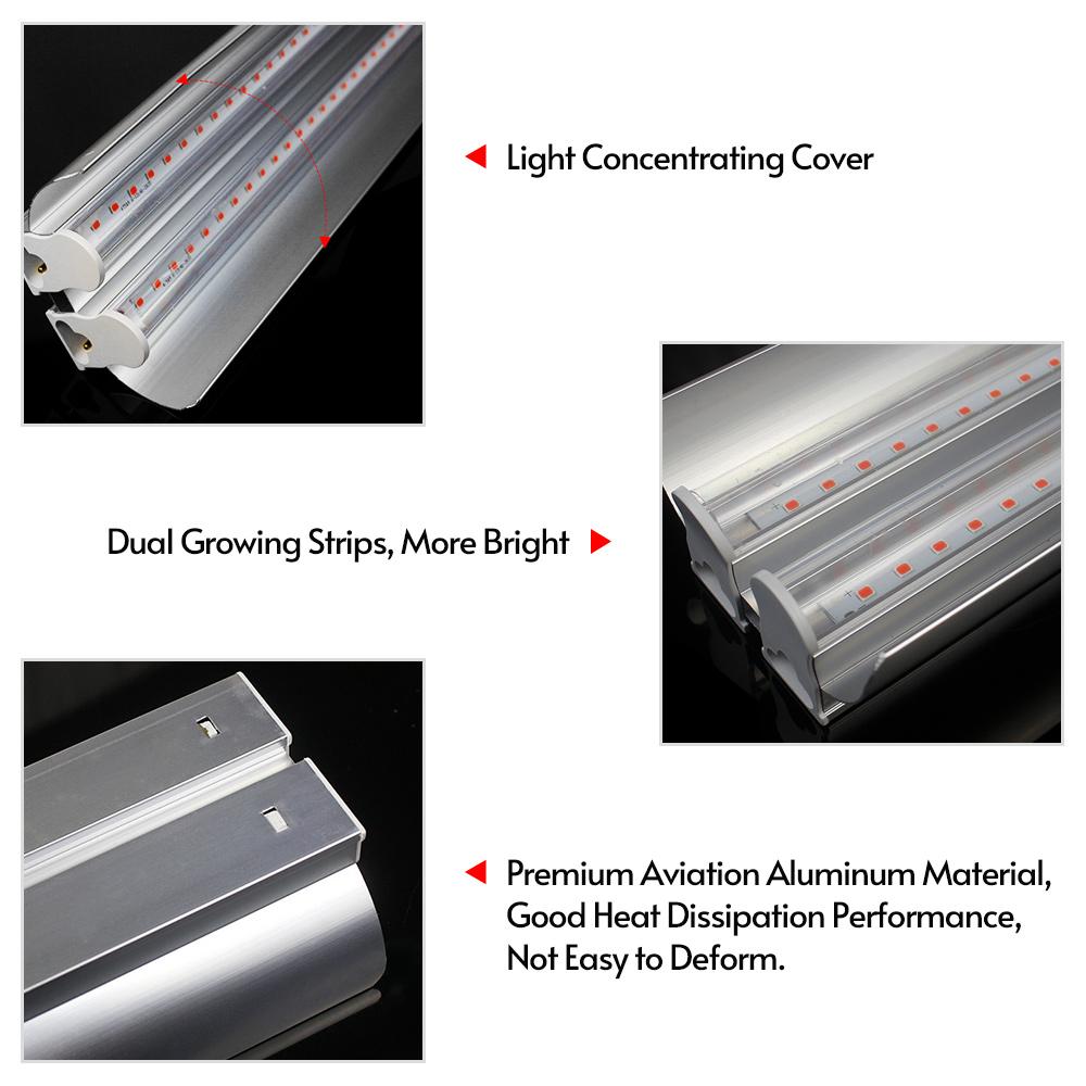 Dải Đèn Led Quang Hợp Trồng Cây Trong Nhà 50Cm 18W
