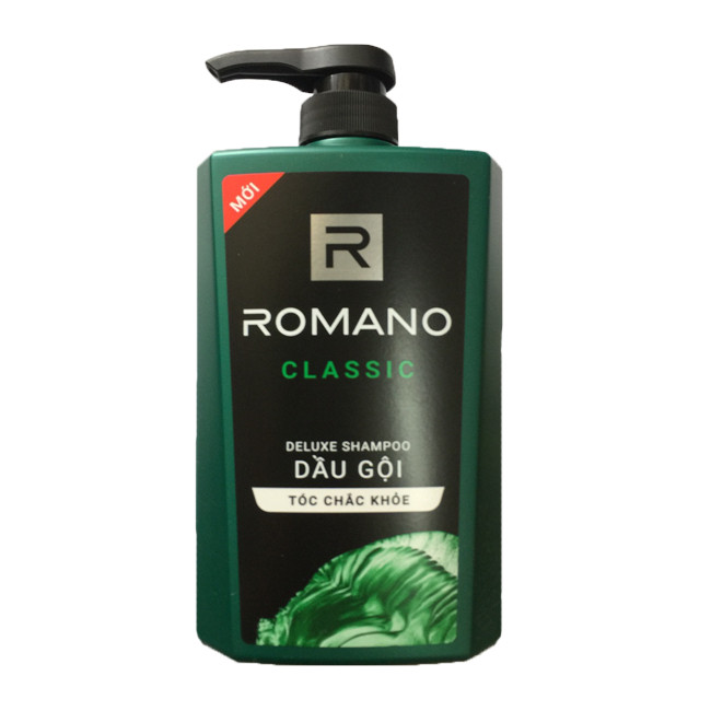 Combo Dầu gội Romano Classic 650ml+Lăn khử mùi Romano Classic 50ml