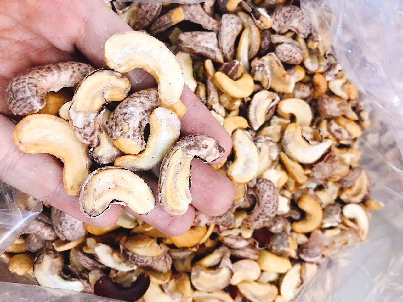 500G HẠT ĐIỀU RANG MUỐI VỠ ĐÔI CHẤT LƯỢNG KHÔNG ĐỔI THƠM NGON TÂN LỘC PHÁT