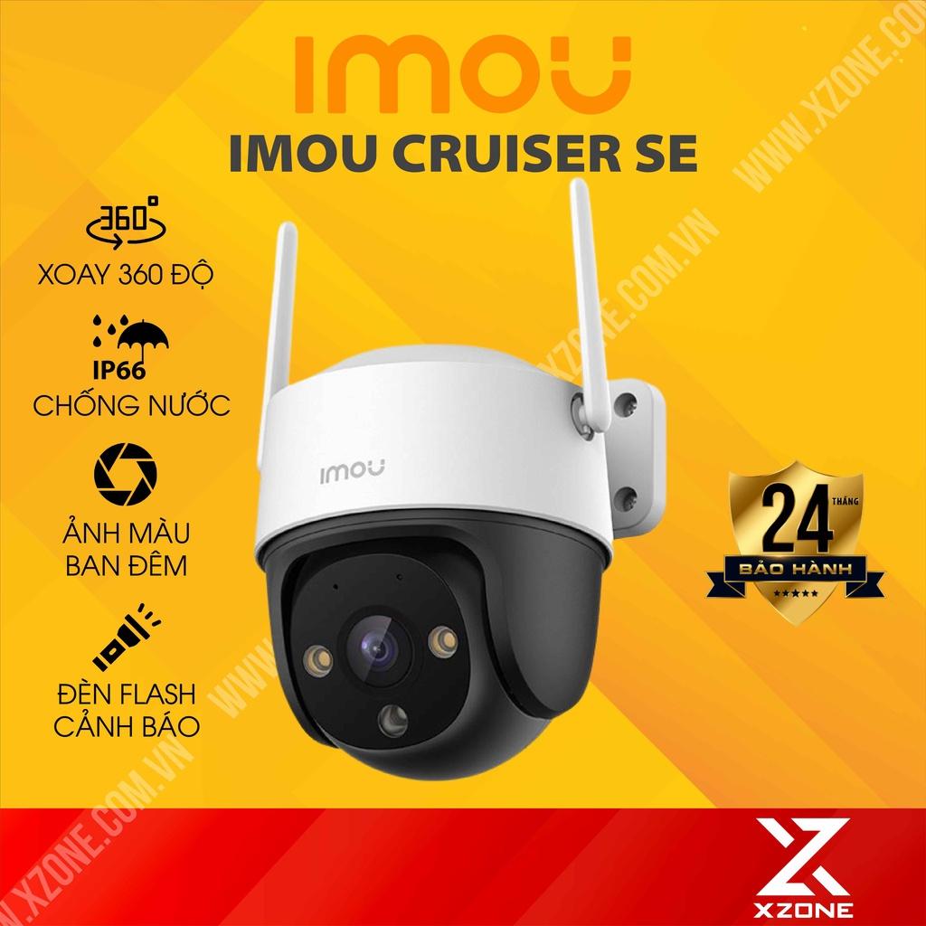 Camera IMOU Cruiser SE 2MP / 4MP Camera Wifi, chống nước, ảnh màu ban đêm, xoay 360 độ, - Hàng chính hãng