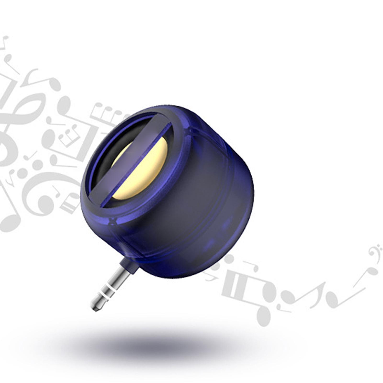 3.5mm Jack USB C Portable Plug in Mini Phone Speaker for Smartphone Computer