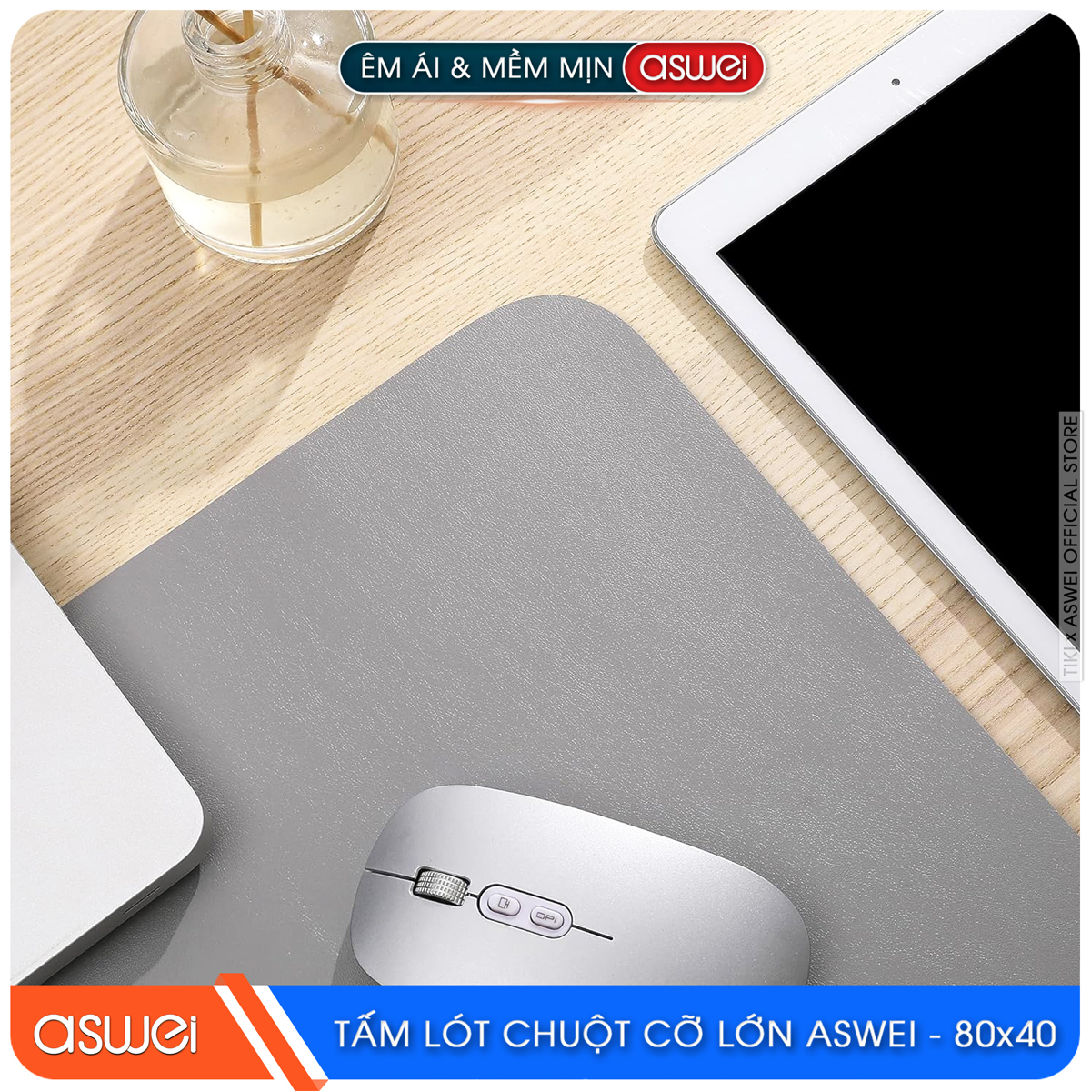 Lót Chuột Gaming ASWEI - Hàng Chính Hãng