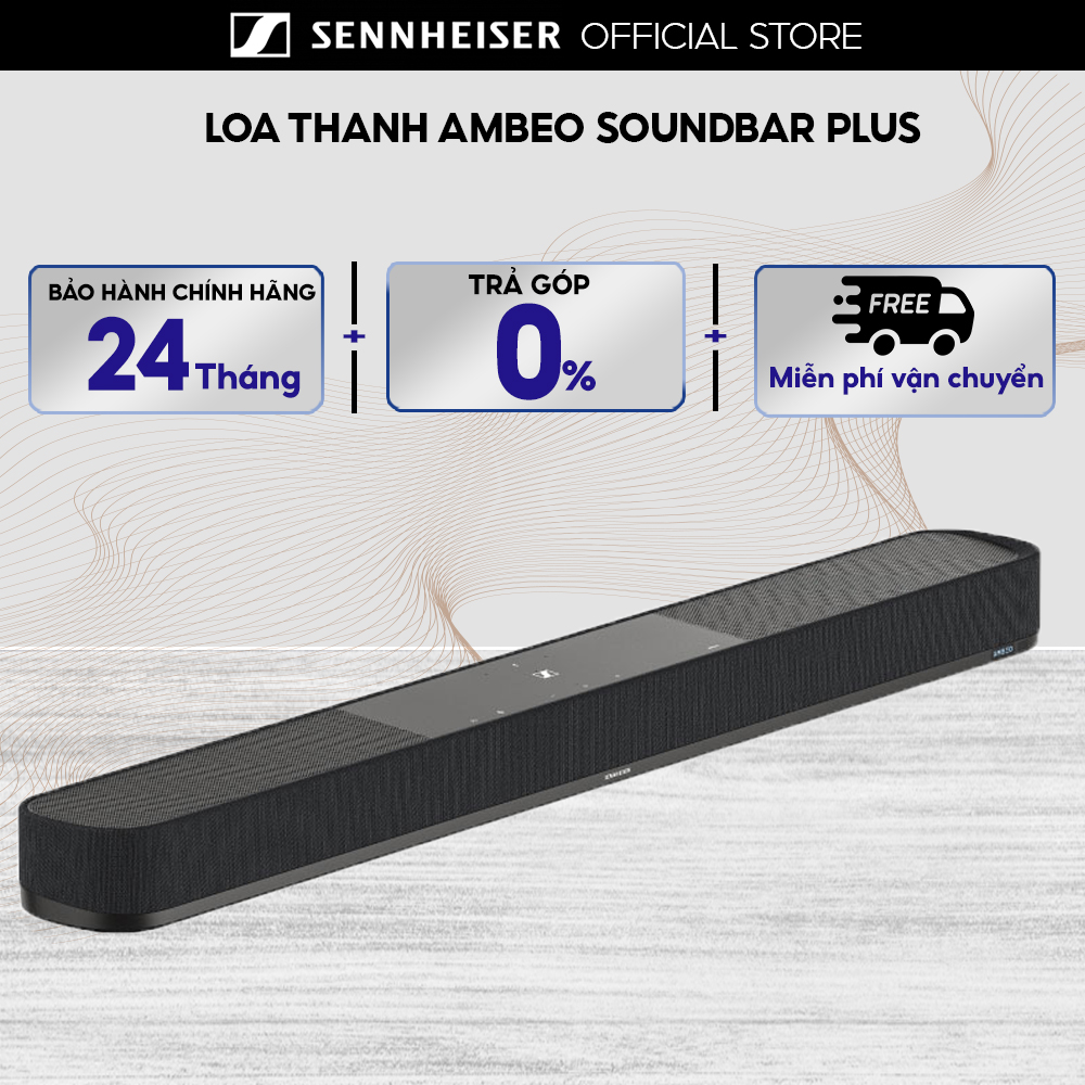 Loa thanh sounbar SENNHEISER AMBEO PLUS SB02M Mới - Hàng chính hãng 24 tháng bảo hành