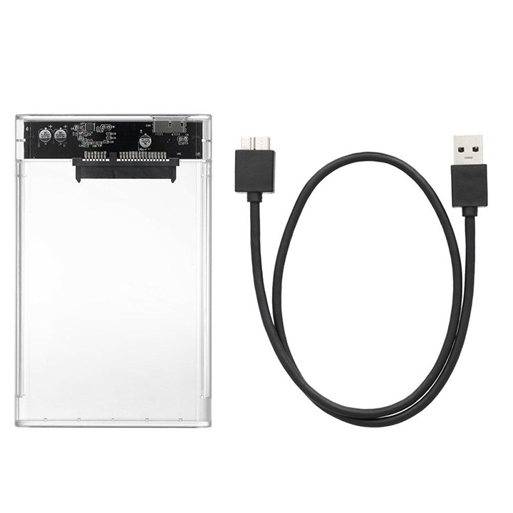 Box ổ cứng trong suốt 2.5 inch chuẩn SATA USB3.0 2139U3