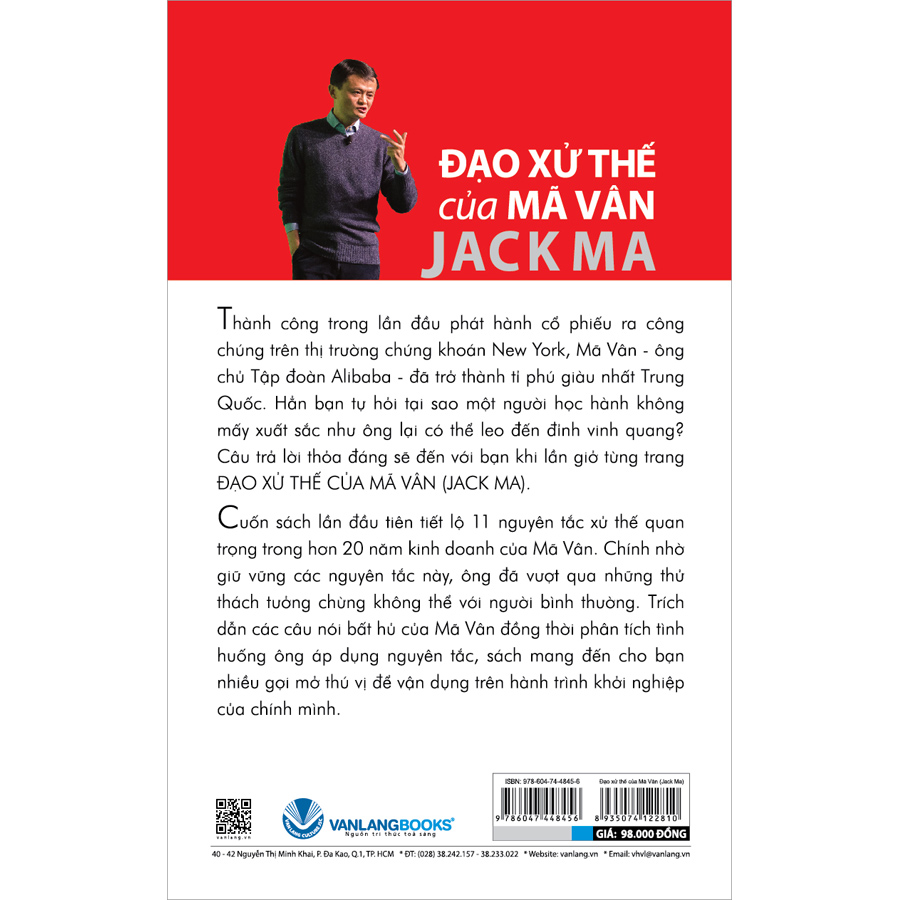 Đạo Xử Thế Của Mã Vân Jack Ma (Tái Bản)