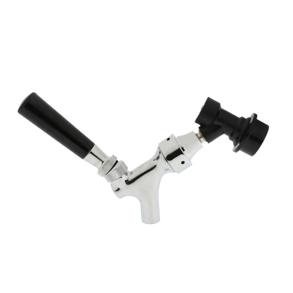 Draft Beer Faucet Tap Keg Faucet Kegerator Faucet / Tap with Handle Stainless Steel