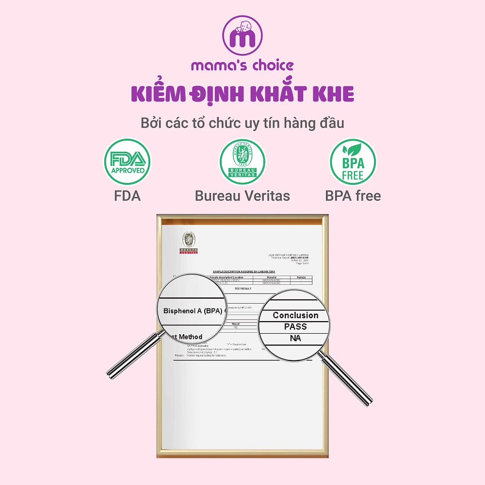 Cốc Hứng Sữa Bình Trữ Sữa Mama's Choice, Combo Hứng Sữa Sữa Trữ Sữa Tiện Lợi Cho Mẹ, Kiểm Định An Toàn Cho Bé