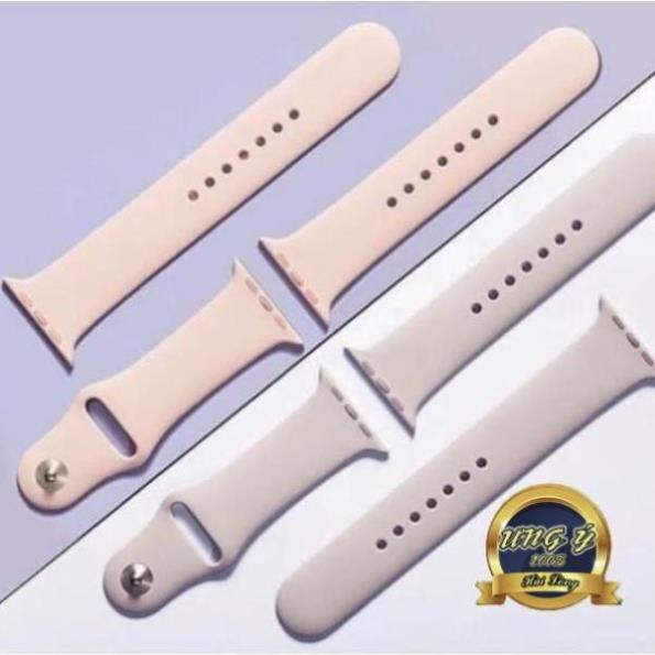 15 MÀU DÂY ĐỒNG HỒ CAO SU APPLE WATCH SPORT BANDS CAO CẤP FULL SIZE 1 2 3 4 5 38mm 40mm 42mm 44mm
