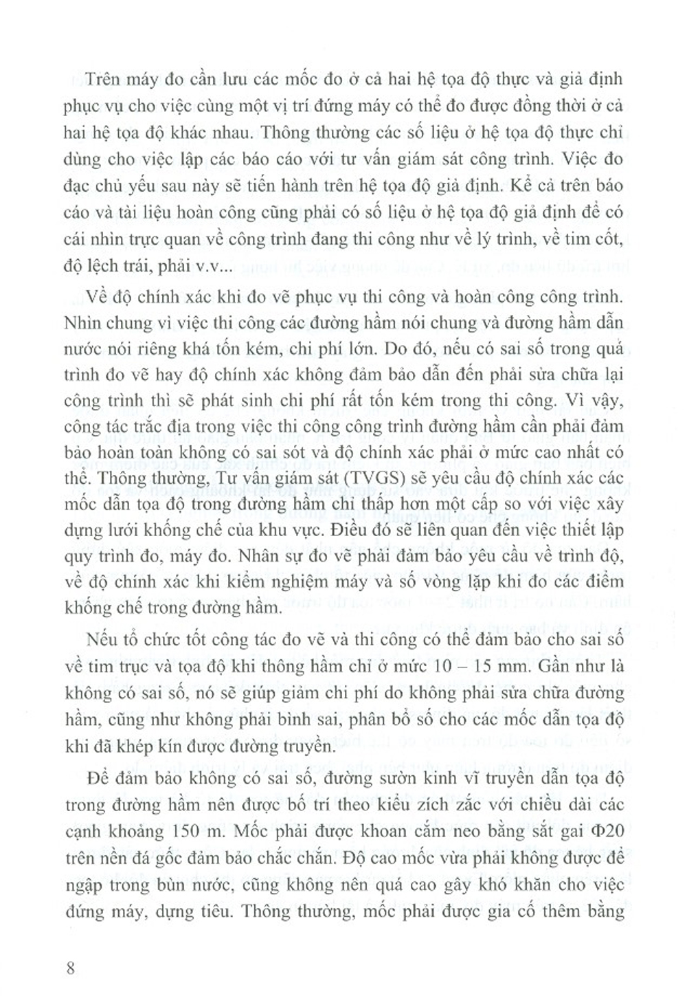 Sổ Tay Công Tác Trắc Địa Trong Thi Công Đường Hầm Và Công Trình Thủy Điện