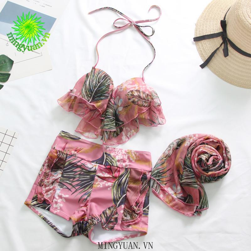 Set Đồ Tắm In Họa Tiết Thời Trang Dành Cho Cả Nam Và Nữ