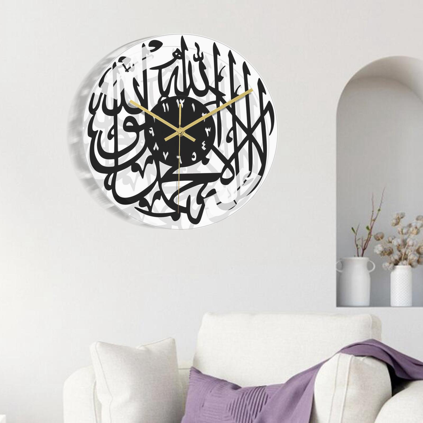 Non Ticking Wall Clock Wall Clock Home Wall Decor for Bedroom Living Room