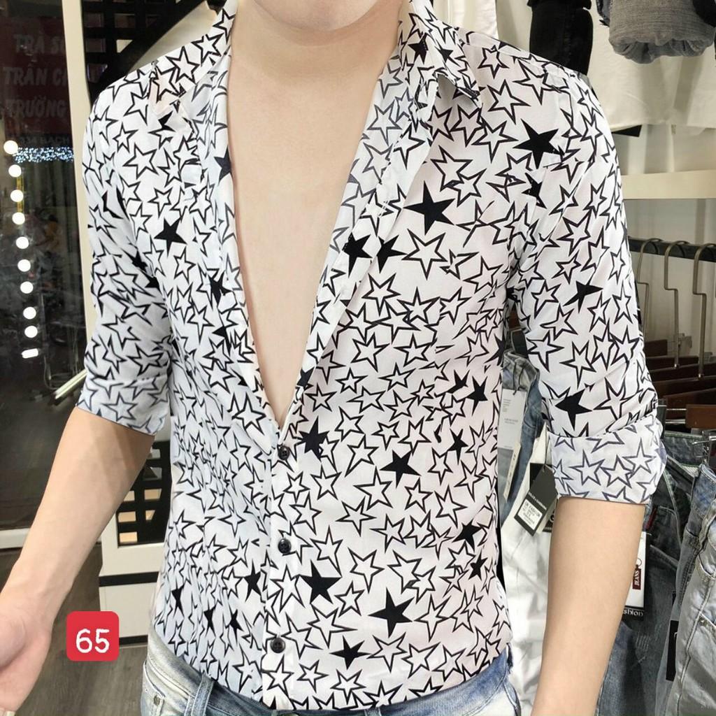 Áo sơ mi nam dài tay chất lụa không nhăn dáng ôm body nhiều mẫu TINA ms69