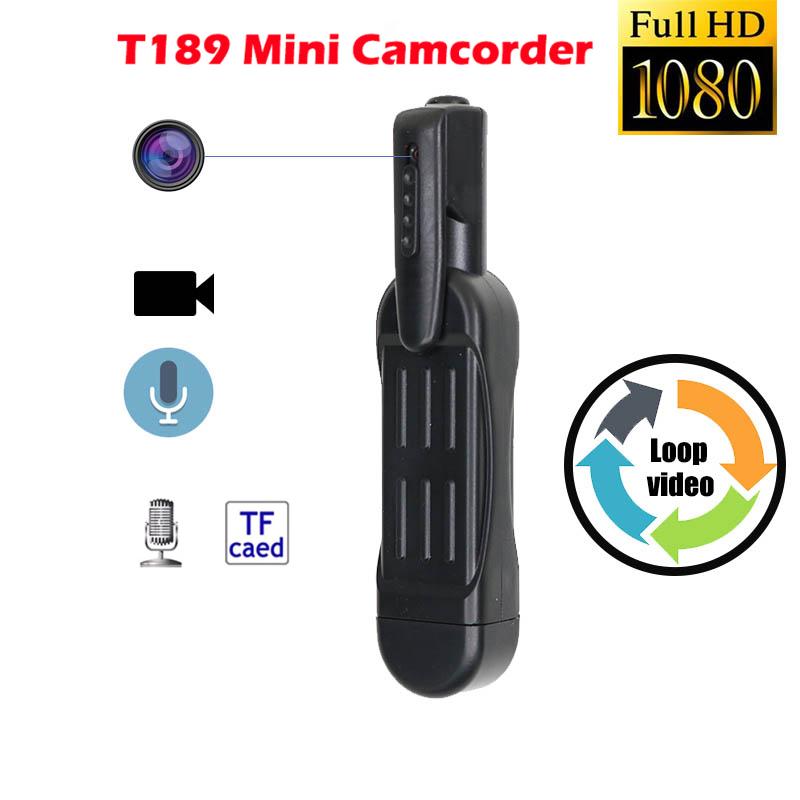 Rechargeable Camera T189 Hd 1080p Motion Detection Mini Portable Camera