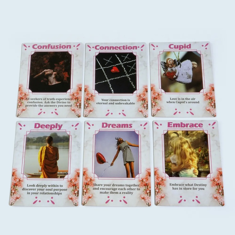 Bộ bài Soul Connections When Two Hearts Meet đá thanh tẩy