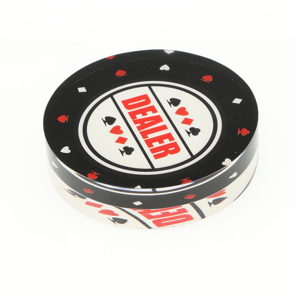 Tooyful Texas Hold'em Đại Lý Nút Sòng Bạc Cao Cấp 3 Inch Đường Kính