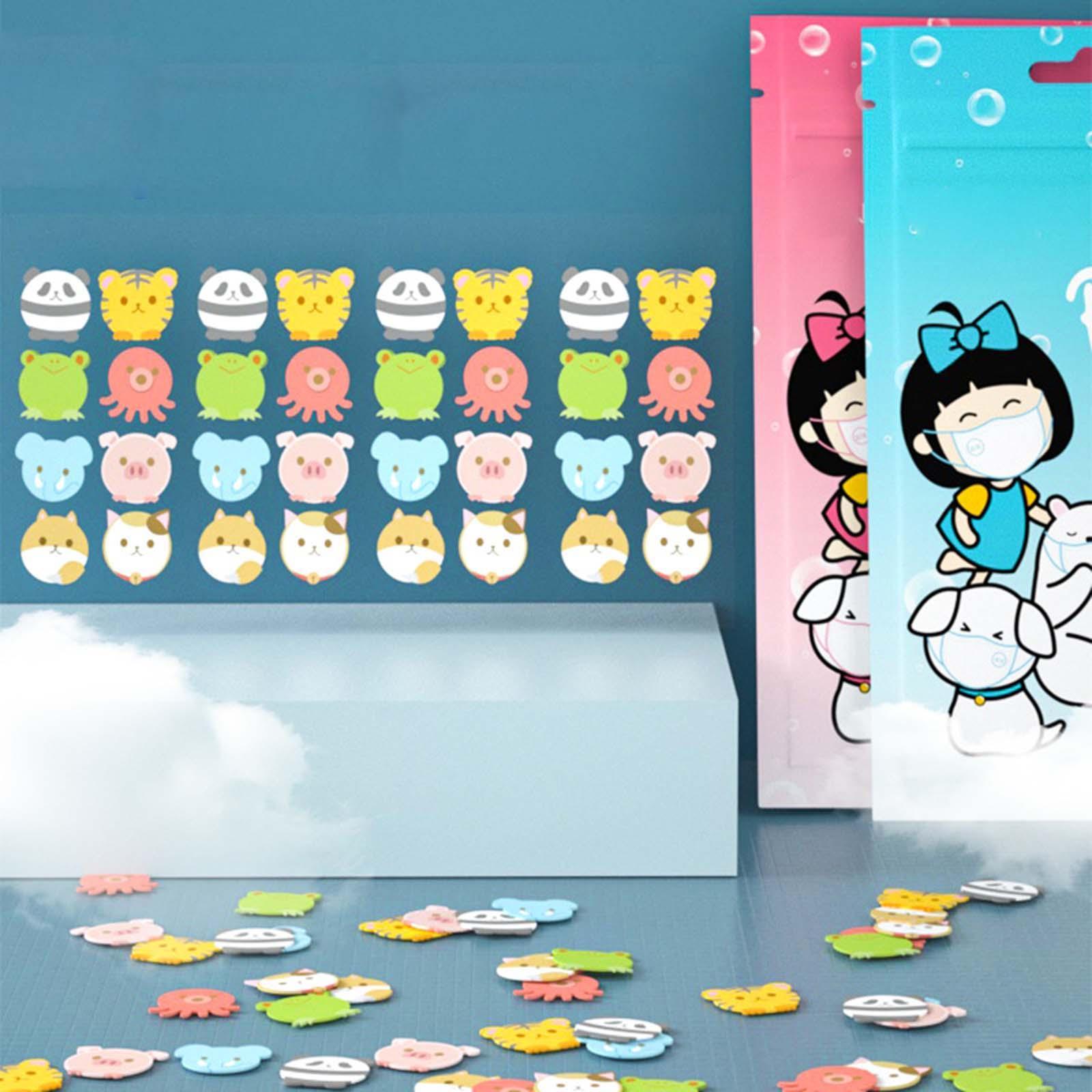 64 Pieces Cute  Stickers Scented Decor Easy to Use Removal
