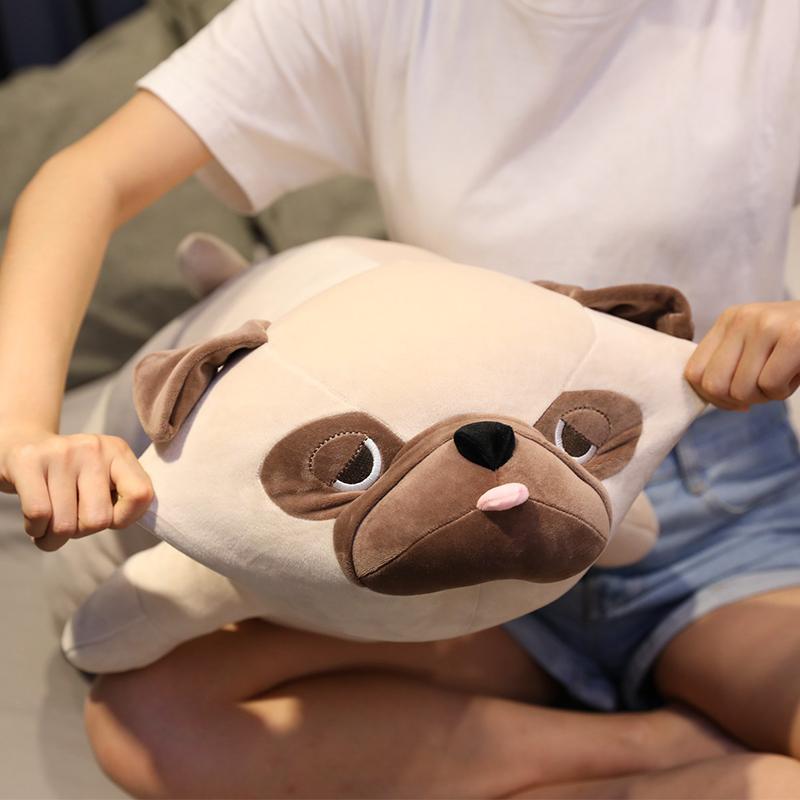 Miễn Phí Vận Chuyển Sang Trọng Pug Đồ Chơi Nhồi Bông Sang Trọng Động Vật Shar Pei Mềm Búp Bê Chó Sang Trọng Đồ Chơi Gối Trẻ Em Đồ Chơi Quà Tặng Sinh Nhật dành Cho Người Bạn