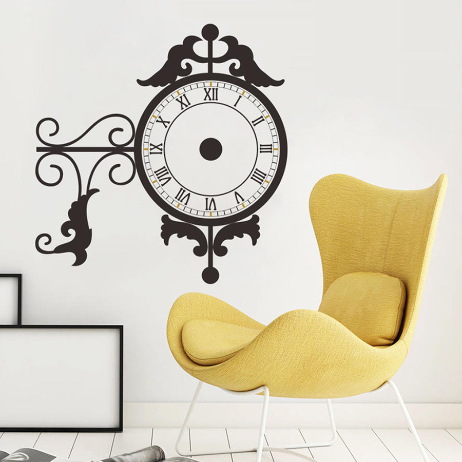 Đồng Hồ Decal Hoạ Tiết Hoa Văn DH28