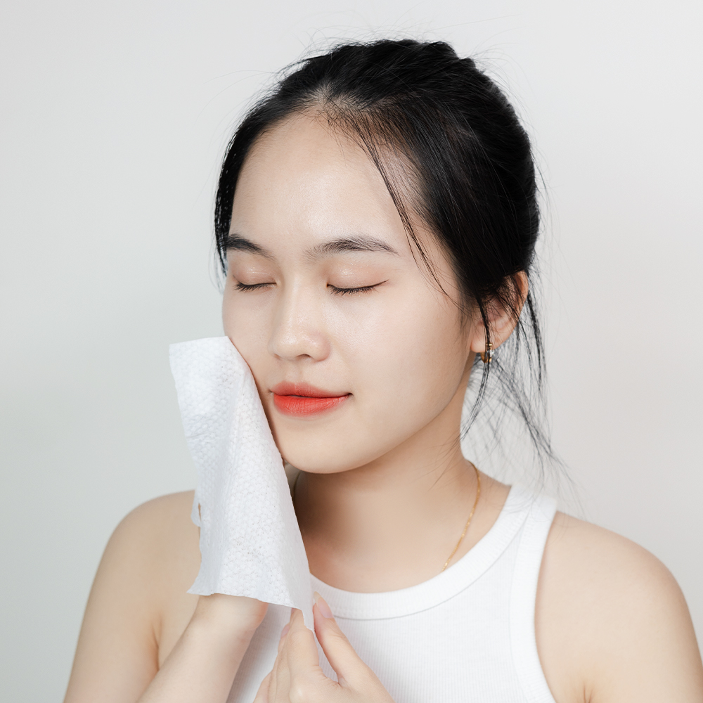 Khăn giấy ướt cho bé Ecobi gói 80 tờ Không mùi không cồn không paraben an toàn cho da của bé