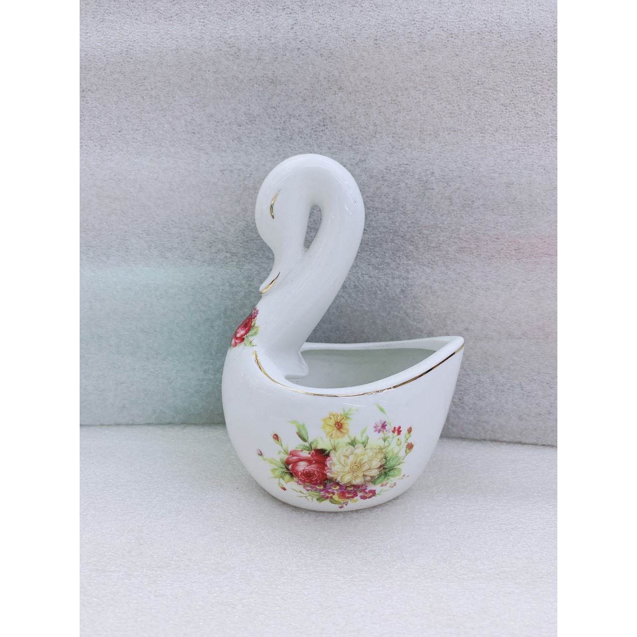 Giỏ sứ cao cấp đựng thìa dĩa ăn hoa quả - ANTH621