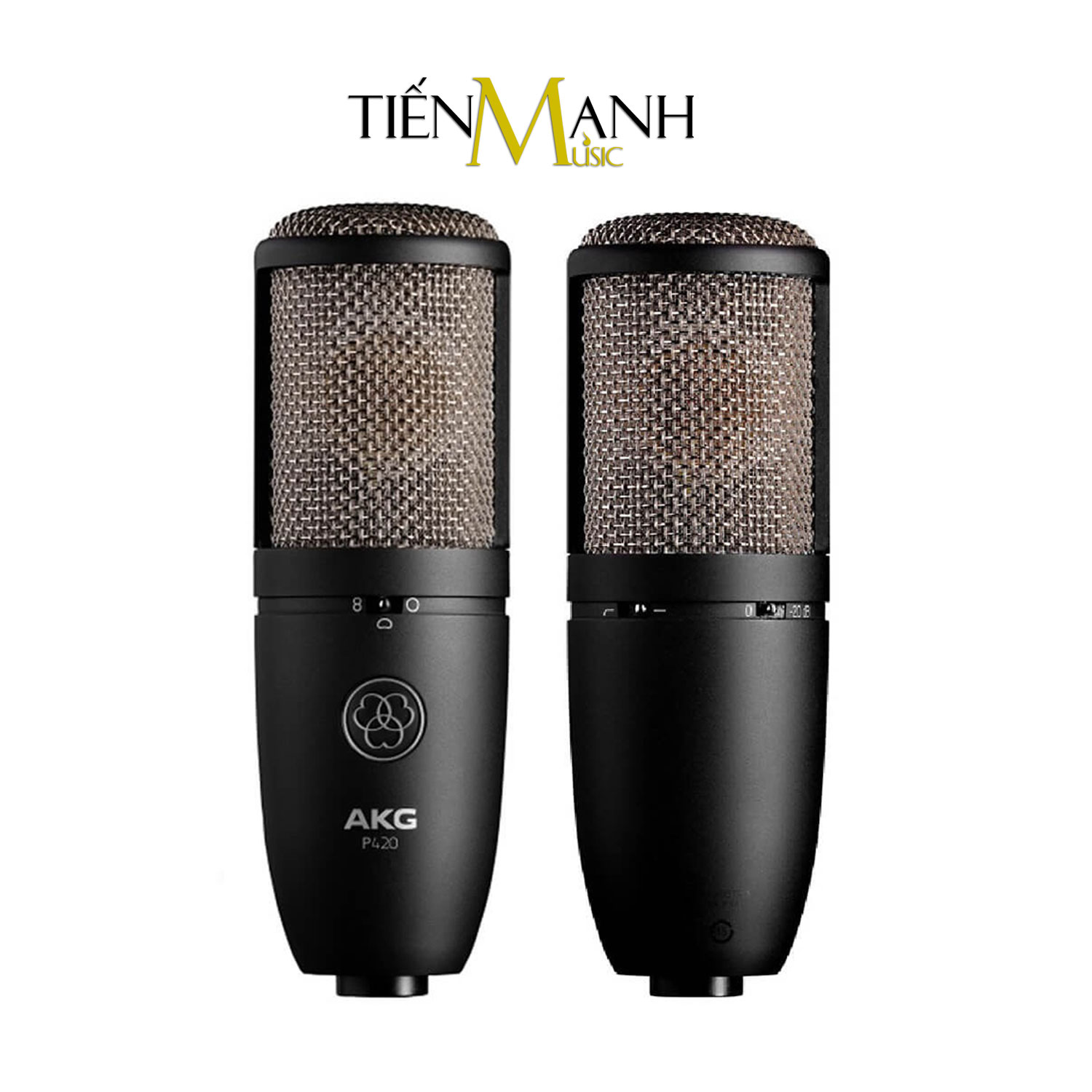 Micro AKG P220 Mic Condenser Thu Âm Phòng Studio, Biểu Diễn Chuyên Nghiệp, Microphone Vocal Cardioid Hàng Chính Hãng