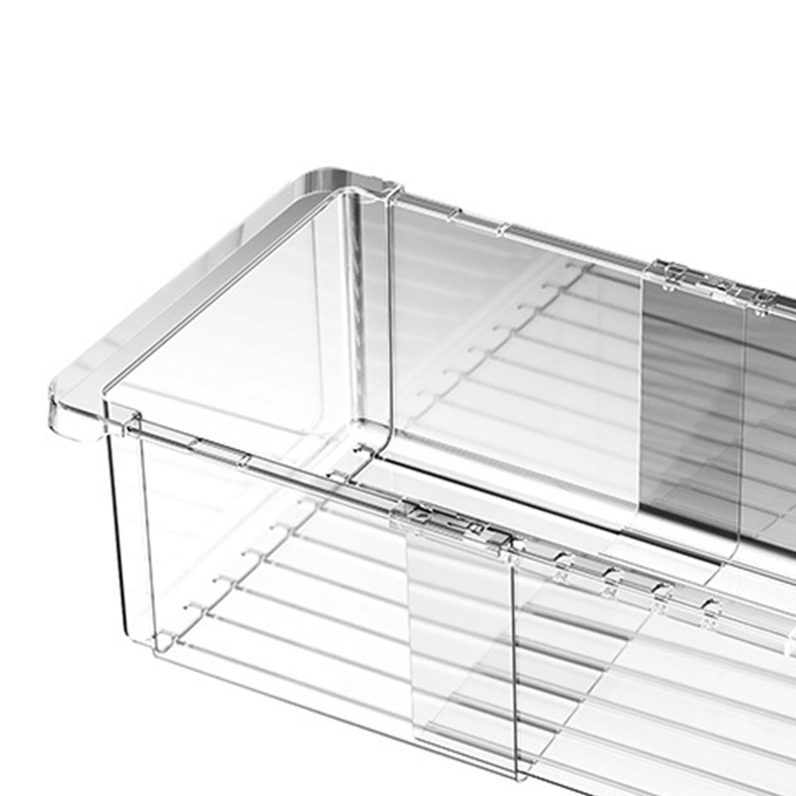 Jewelry Cosmetic Storage Basket Transparent Storage Box Retractable Portable Multipurpose Makeup Organizer Box for Stationery