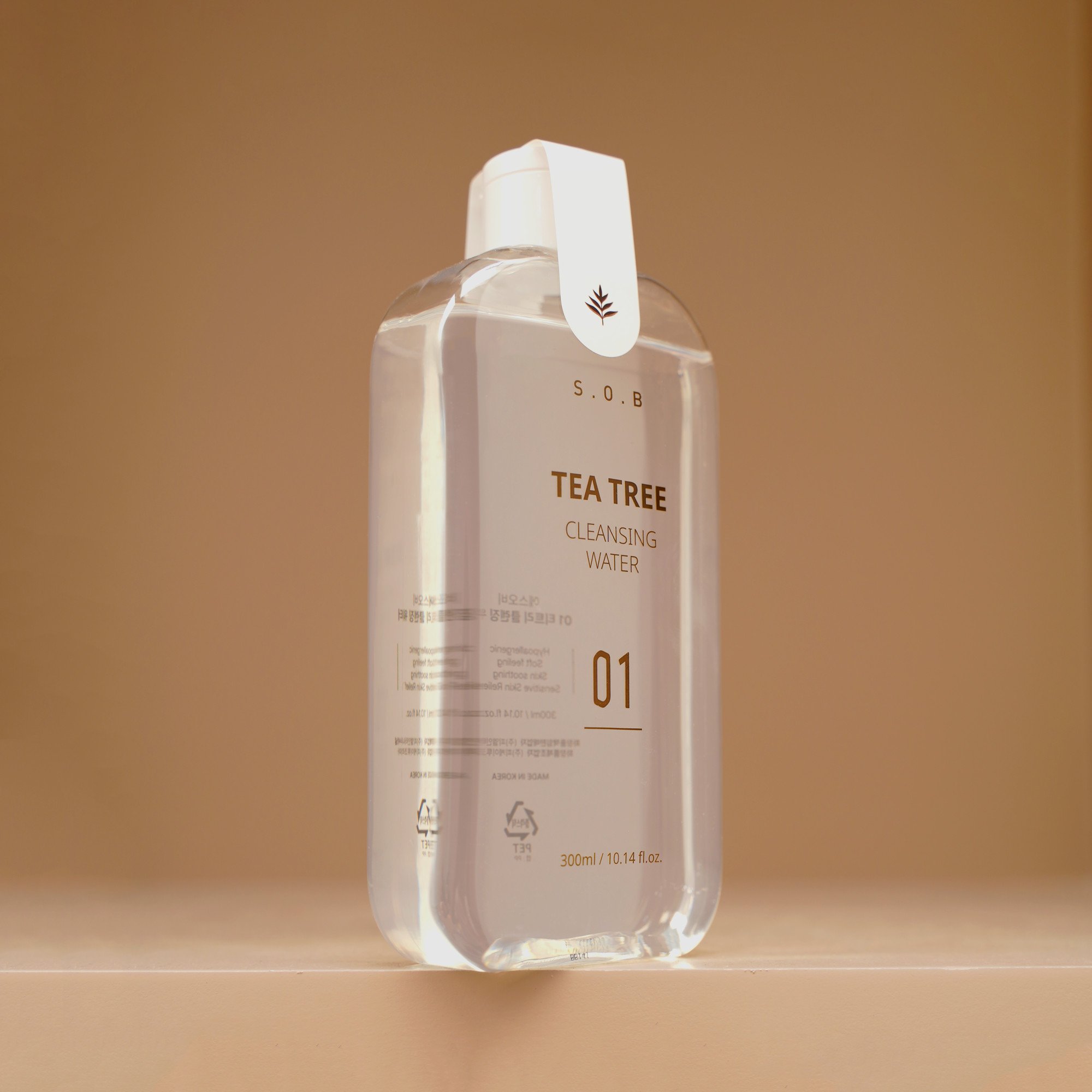 Nước tẩy trang S.O.B Tẩy trang dịu nhẹ giữ ẩm Tea Tree Cleansing Water