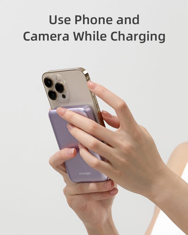SẠC DỰ PHÒNG HÍT TỪ TÍNH CHO IPHONE 14 I 13 I 12 INNOSTYLE POWERMAG SLIM 15W PD/QC3.0 20W 10000MAH IM20PD - HÀNG CHÍNH HÃNG