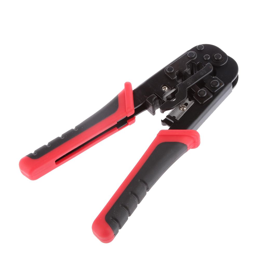 2x Network Ethernet LAN Phone Crimper Crimp Pliers Tool CAT5e/6 RJ45/12