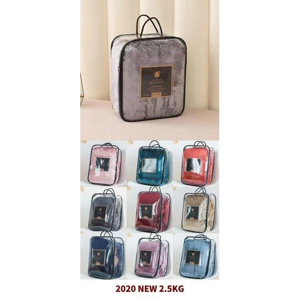 Chăn BLANKET Siêu Tuyết Mềm Mịn kt 2mx2m3 Túi Xách Sịn Xò PP