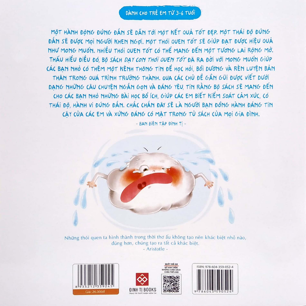 Dạy Con Thói Quen Tốt - Không Ấm Ức
