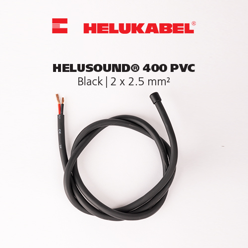Dây cáp âm thanh HELUKABEL HELUSOUND 400 Lautsprecherkabel | Black | 2 x 1.5 mm²