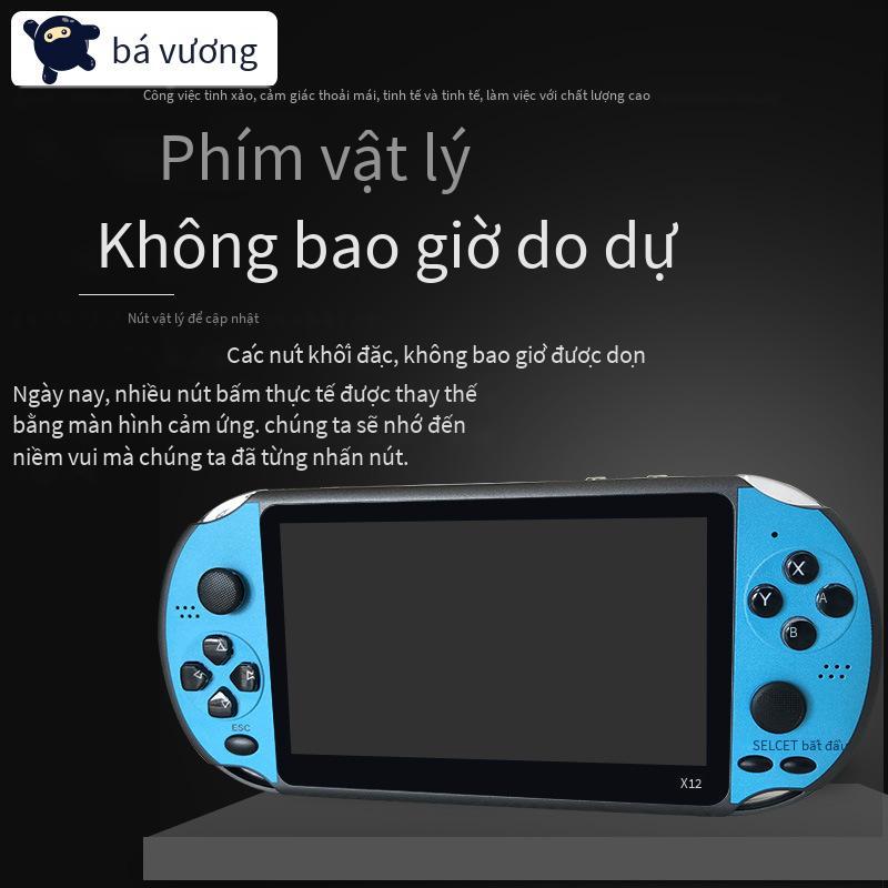 Máy chơi game cầm tay Overlord Boy PSP phong cách mới nhất X12 hoài cổ GBA arcade FC game đỏ trắng máy