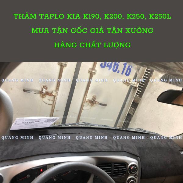 THẢM TAPLO CAO CẤP XE KIA BONGO, K190, K200, K250, K250L