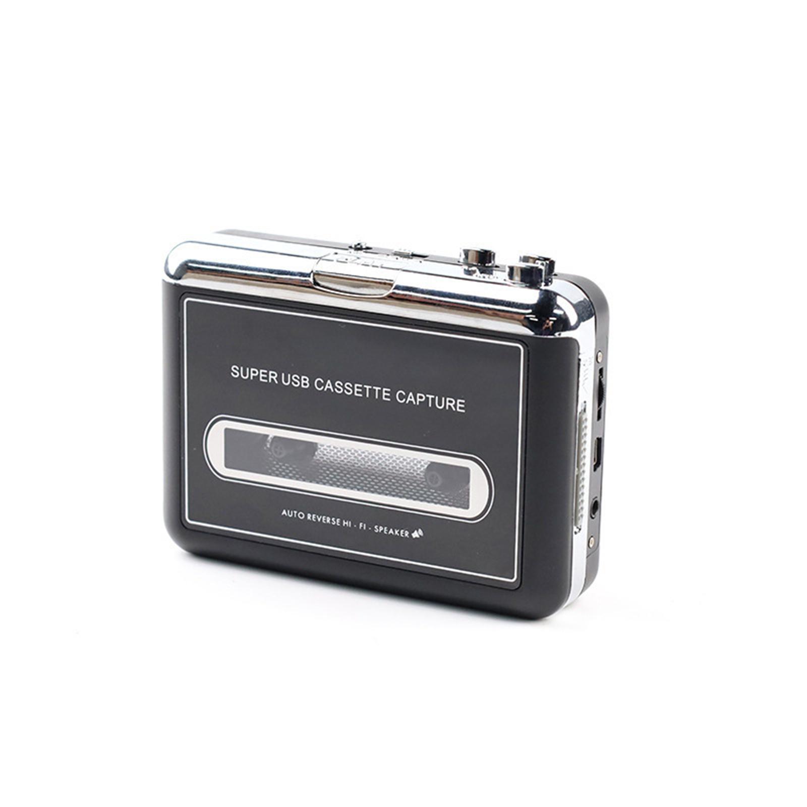 Portable USB Cassette Tape to MP3 Converter   Player