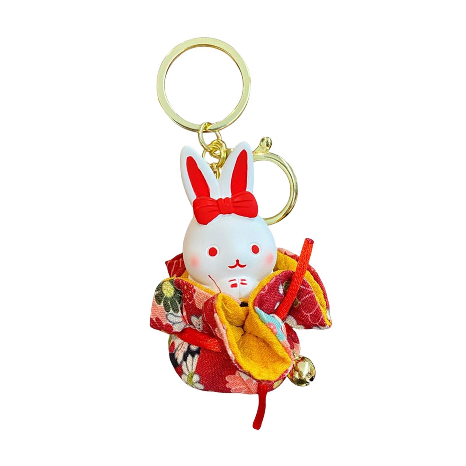 Cartoon Car Pendant Gift Chinese New Year Pendant Doll Pendant for Car Key bag Decor